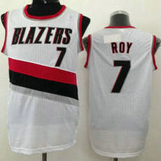 Portland Trail Blazers #7 Brandon Roy White Revolution 30 Authentic Stitched NBA jersey