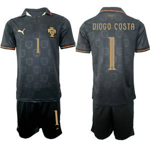 Portugal #1 Diogo Costa Away 2026 World Cup Soccer jersey
