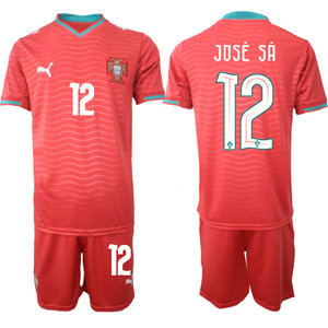 Portugal #12 Jose Sa Home 2026 World Cup Soccer jersey