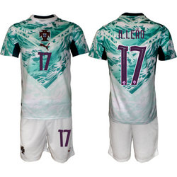 Portugal #17 R.lead Away 2026 World Cup Soccer jersey