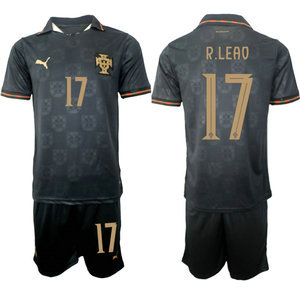 Portugal #17 R.lead Away 2026 World Cup Soccer jersey