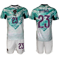 Portugal #23 Vitinha Away 2026 World Cup Soccer jersey