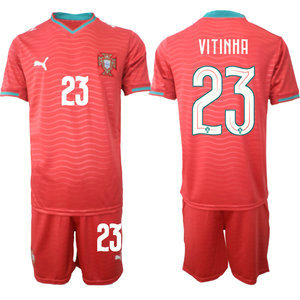 Portugal #23 Vitinha Home 2026 World Cup Soccer jersey
