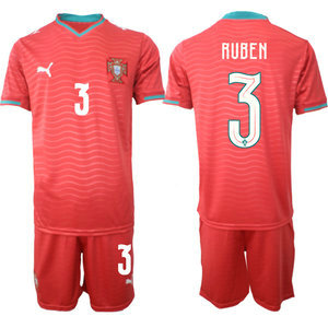 Portugal #3 Ruben Home 2026 World Cup Soccer jersey
