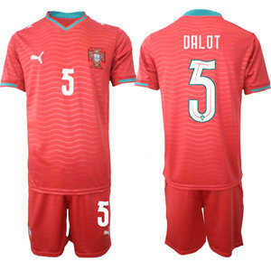 Portugal #5 Dalot Neves Home 2026 World Cup Soccer jersey