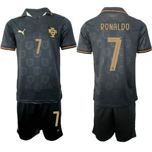 Portugal #7 Ronaldo Away 2026 World Cup Soccer jersey