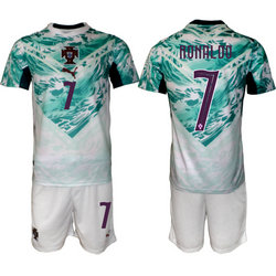 Portugal #7 Ronaldo Away 2026 World Cup Soccer jersey