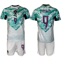 Portugal #9 G.Romos Away 2026 World Cup Soccer jersey