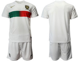 Portugal Blank Away 2022 World Cup National Soccer Jersey