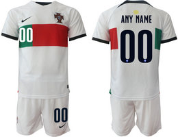Portugal Custom Any Name Away 2022 World Cup National Soccer Jersey