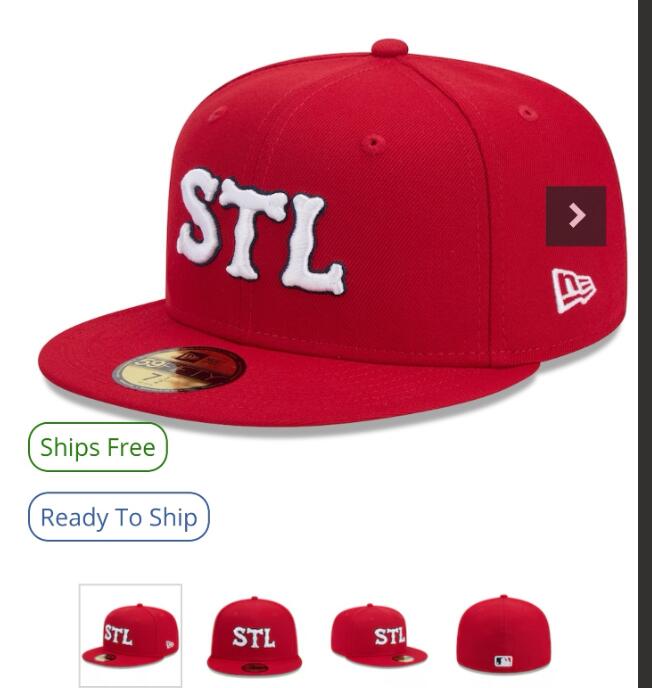 St. Louis Cardinals New Era Red 2024 City Connect 59FIFTY Fitted Hat