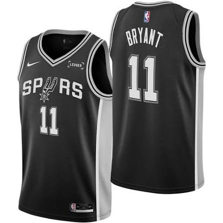San Antonio Spurs #11 Carter Bryant black nba jersey
