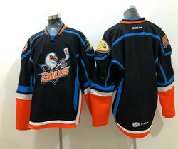 San Diego Gulls Blank Black CCM Authentic Stitched NHL Jersey