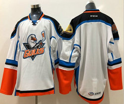 San Diego Gulls Blank White CCM Authentic Stitched NHL Jersey
