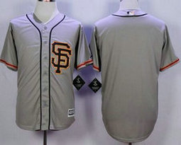 San Francisco Giants Blank Grey Game Stitched MLB Jersey