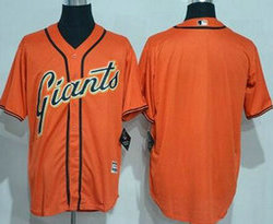 San Francisco Giants Blank Orange Game Stitched MLB Jersey