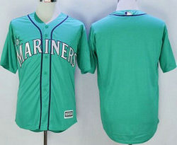 Seattle Mariners Blank Green Game Authentic Stitched MLB jersey
