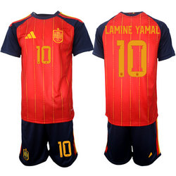 Spain #10 Lamine Yamal 2026 World Cup Soccer jersey