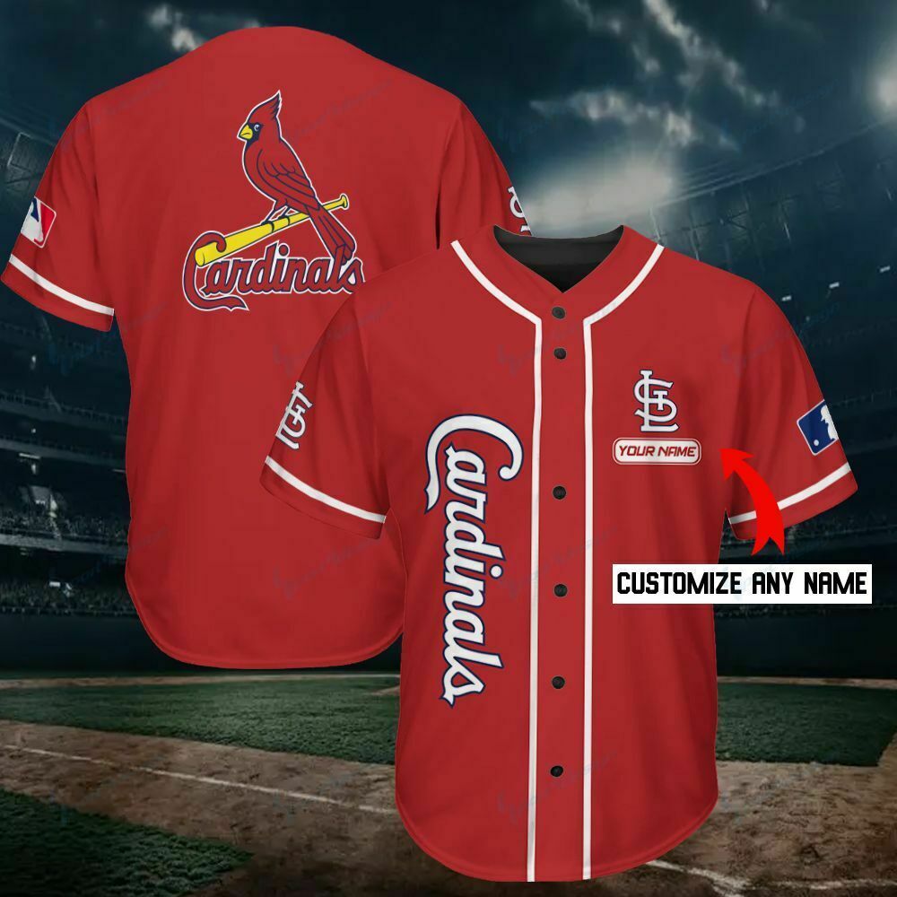 St. Louis Cardinals Shirt Personalized Name Baseball jersey