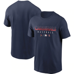 St.Louis Cardinals Blank Navy Baseball Shirt 3