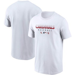St.Louis Cardinals Blank White Baseball Shirt 1