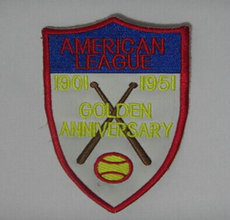 Stitched MLB American League 1901-1951 Golden