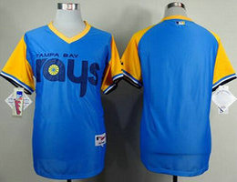 Tampa Bay Rays Blank Light Blue 1988 Turn Back The Clcok Authentic stitched MLB jersey