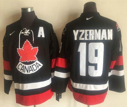 Team Canada #19 Steve Yzerman 2002 Olympic Nike Throwback Stitched NHL Jersey