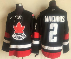 Team Canada #2 Al MacInnis 2002 Olympic Nike Throwback Stitched NHL Jersey