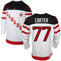 Team Canada #77 Jeff Carter White 100th Anniversary Authentic Stitched NHL Jerseys