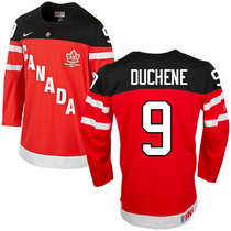 Team Canada #9 Matt Duchene Red 100th Anniversary Authentic Stitched NHL Jerseys