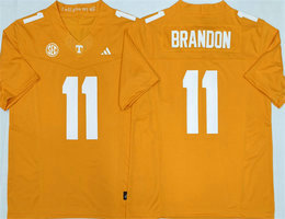 Tennessee Volunteers #11 Faizon Brandon Orange 2026 F.U.S.E. Stitched Jersey