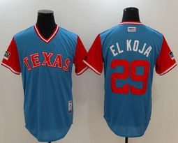 Texas Rangers #29 Adrian Beltre El Koja 2018 Players Weekend Authentic Stitched MLB Jersey