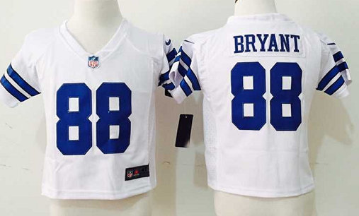 Toddler Nike Dallas Cowboys #88 Dez Bryant White Authentic stitched NFL jerseys