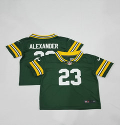 Toddler Nike Green Bay Packers #23 Jaire Alexander Green Authentic Stitched NFL Jersey