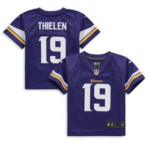 Toddler Nike Minnesota Vikings #19 Adam Thielen Purple Authentic stitched NFL jersey