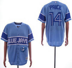 Toronto Blue Jays #14 David Price Light Blue Cool Base Authentic Stitched MLB Jersey