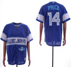 Toronto Blue Jays #14 David Price Royal Cool Base Authentic Stitched MLB Jersey
