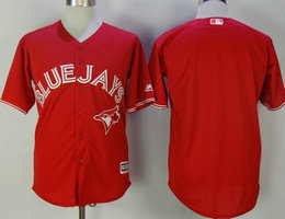 Toronto Blue Jays Blank Red Game Authentic Stitched MLB Jersey