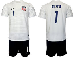 United States #1 STEFFEN 2022 World Cup National Soccer Jersey