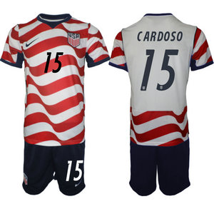 United States #15 Cardoso Home 2026 World Cup Soccer jersey