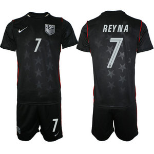 United States #7 Reyna Away 2026 World Cup Soccer jersey