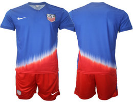 United States 2024-25 Blank Away National Soccer Jersey