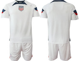 United States White Home 2022 World Cup National Soccer Jerseys
