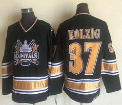Washington Capitals #37 Olaf Kolzig Throwback Authentic Stitched NHL jersey