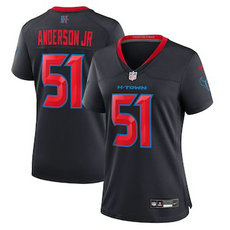 Women's  Nike Houston Texans #51 Will Anderson Jr 2024 Red Vapor Untouchable Authentic stitched NFL jersey