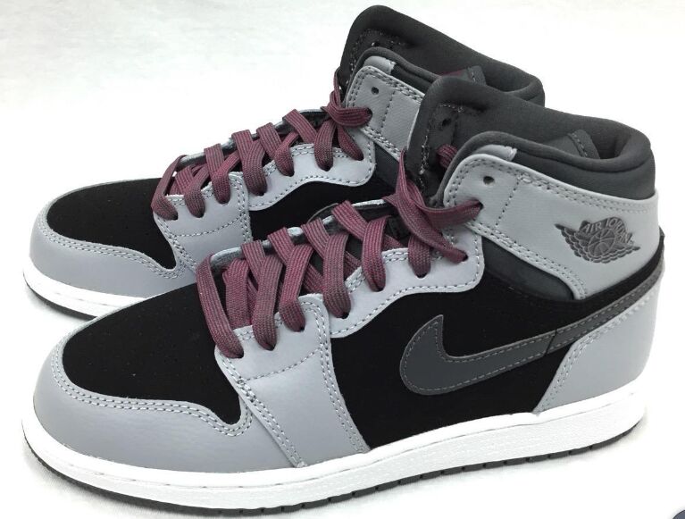 Women's Air Jordan 1(I) Grey Black Basketball shoes size 36-40