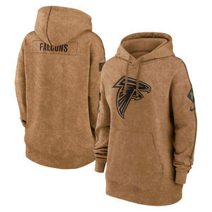 Women's Atlanta Falcons 2023 Camo Salute To Service Pullove Hoodie