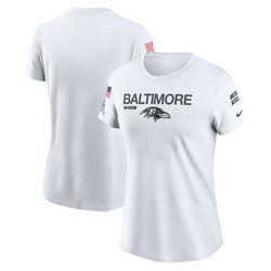 Women's Baltimore Ravens 2024 Salute To Service T-shirt