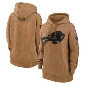 Women's Buffalo Bills 2023 Camo Salute To Service Pullove Hoodie